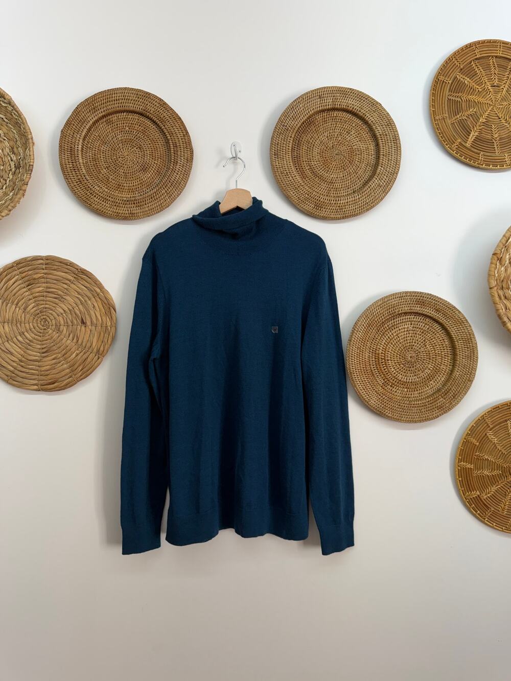 NEW Express Blue Turtleneck Sweater Mens XL